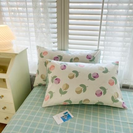 91家纺网 家纺一手货源 找家纺 （总）优彩 2022新款时尚花卉系列单枕套48*74