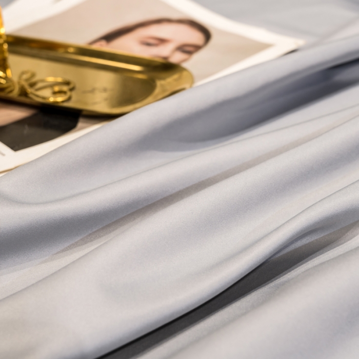 91家纺网 家纺一手货源 找家纺 骏腾2023新款水洗冰丝刺绣四件套真丝三件套-梦精灵 水墨灰