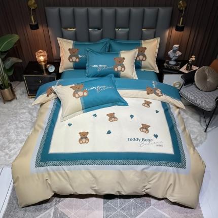 91家纺网 家纺一手货源 找家纺 （总）金爱家 2023新款大版纯棉卡通四件套