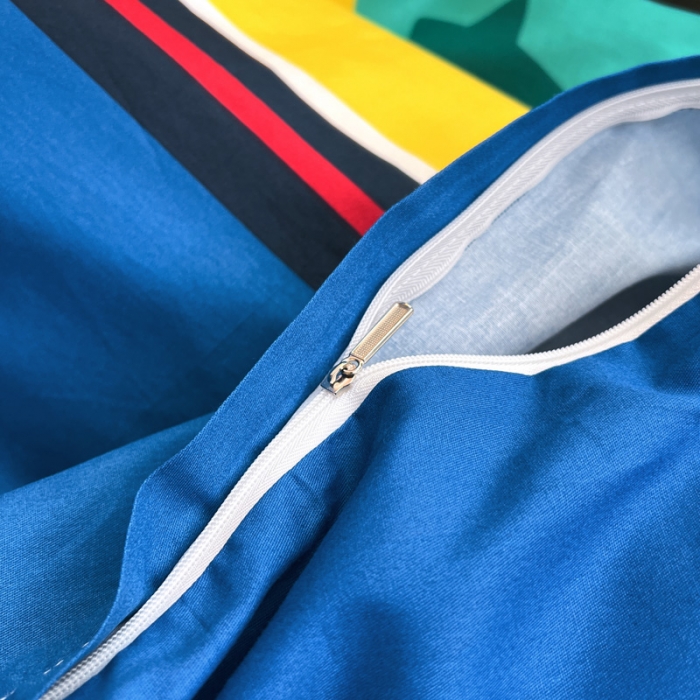 91家纺网 家纺一手货源 找家纺 金爱家 2023新款大版纯棉卡通四件套 幻彩世界