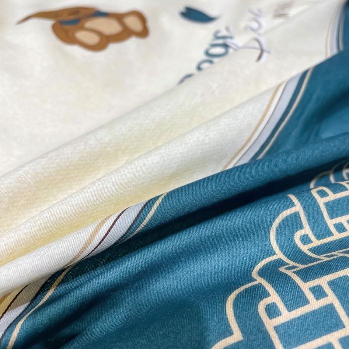 91家纺网 家纺一手货源 找家纺 金爱家 2023新款大版纯棉卡通四件套 童年记忆