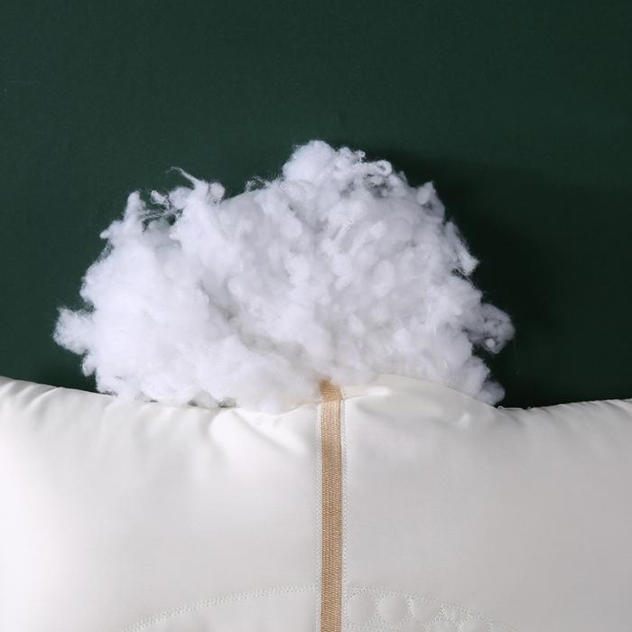 91家纺网 家纺一手货源 找家纺 2022新品刺绣氧颜蛋白SPA透气护颈椎枕芯安睡美容枕头