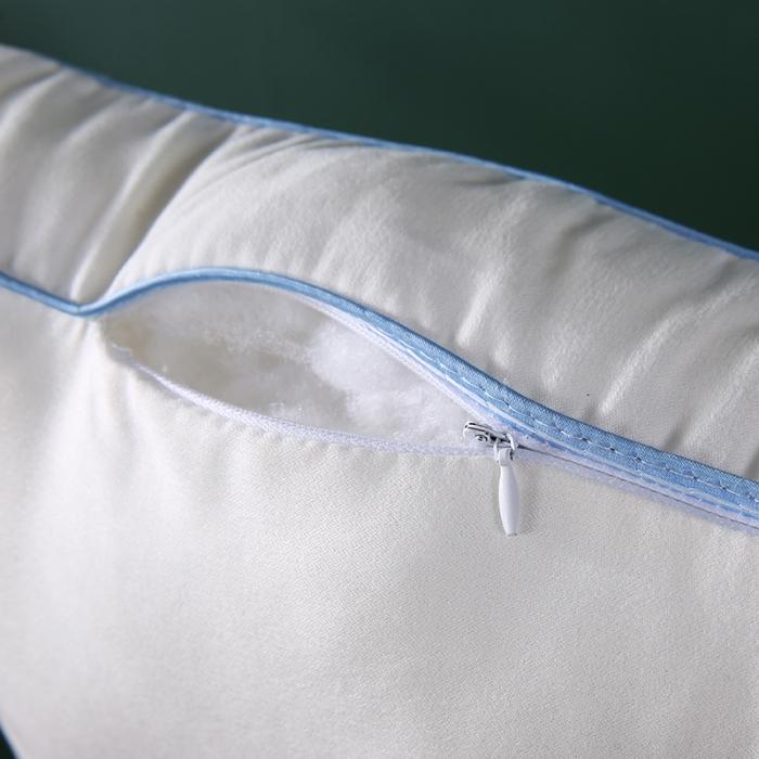 91家纺网 家纺一手货源 找家纺 2022新品刺绣牛奶亲肤SPA透气护颈椎枕芯安睡柔软枕头