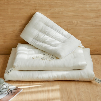 91家纺网 家纺一手货源 找家纺 新款日式生态原棉A类母婴级儿童学生成人柔软枕头大豆枕芯