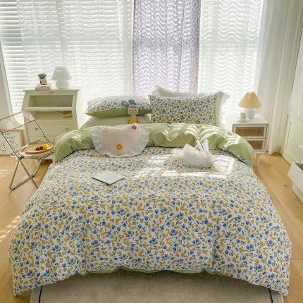 91家纺网 家纺一手货源 找家纺 （总）珺柔家纺 2022新款13372全棉印花四件套（三）