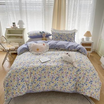 珺柔家纺 2022新款13372全棉印花四件套（三） 花满园