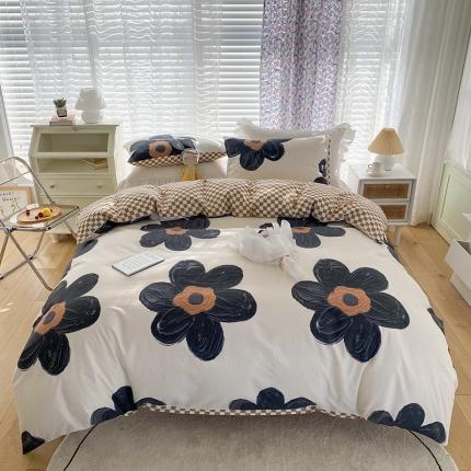 珺柔家纺 2022新款13372全棉印花四件套（三） 韵染