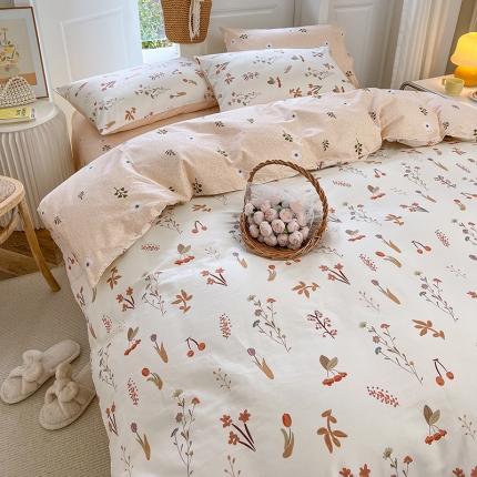 91家纺网 家纺一手货源 找家纺 麦伦美式田园风小碎花40支13372斜纹全棉单被套过年不打烊