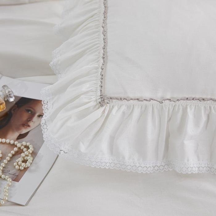 91家纺网 家纺一手货源 找家纺 （总）亲亲公主 新款全棉韩版公主风刺绣四件套