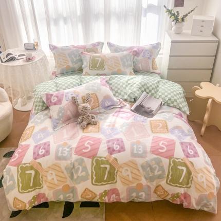 91家纺网 家纺一手货源 找家纺 （总）盛馨家纺 2023年网红直播爆款全棉小清新四件套