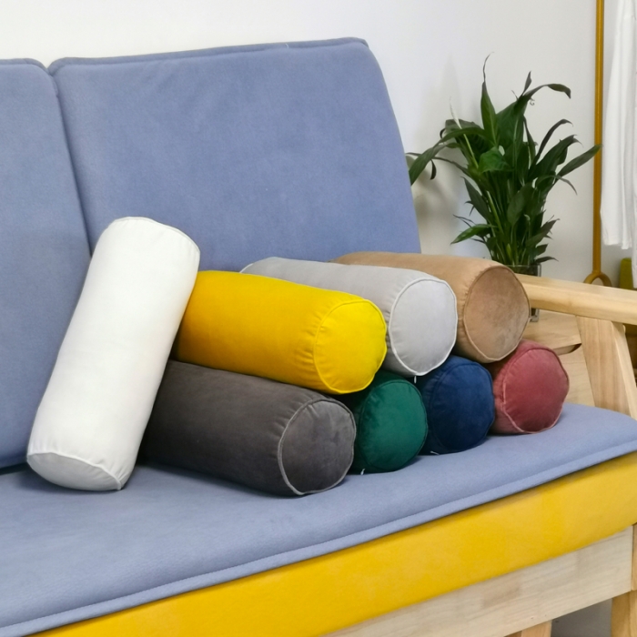 91家纺网 家纺一手货源 找家纺 （总）加厚荷兰绒多功能圆柱枕颈椎枕夹腿枕抱枕腰枕靠垫批发