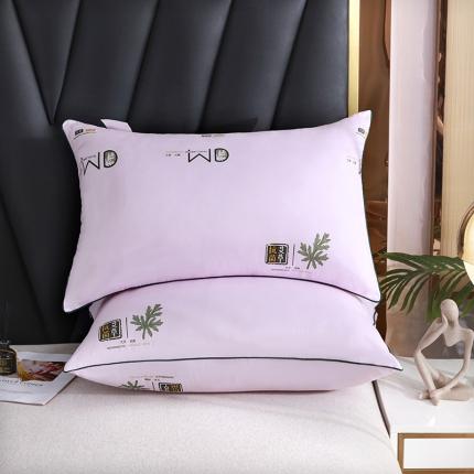 91家纺网 家纺一手货源 找家纺 新丽佳家纺 2022新款艾草抗菌直播枕芯枕头 艾草抗菌粉色