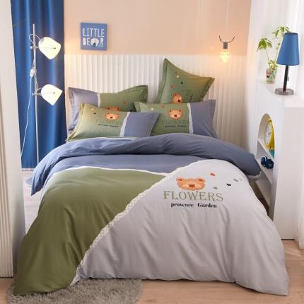 91家纺网 家纺一手货源 找家纺 （总）卧趣家纺2023新款全棉13372大版卡通四件套