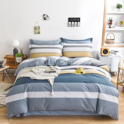 91家纺网 家纺一手货源 找家纺 （总）名优 2023新款13374全棉印花床单款四件套