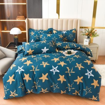 （总）名优 2023新款13374全棉印花床单款四件套