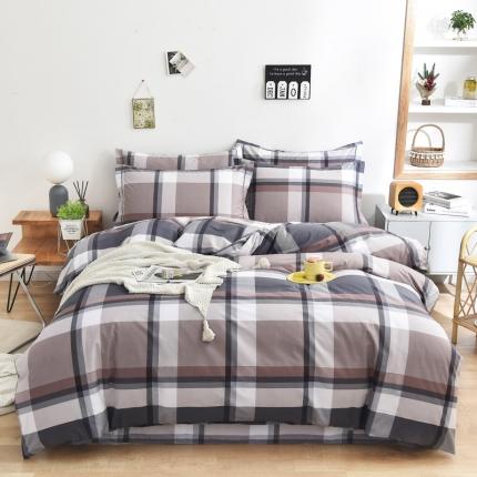 91家纺网 家纺一手货源 找家纺 （总）名优 2023新款13374全棉印花床笠款四件套