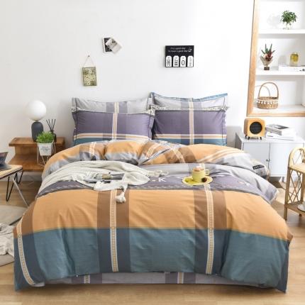 91家纺网 家纺一手货源 找家纺 （总）名优 2023新款13374全棉印花床笠款四件套