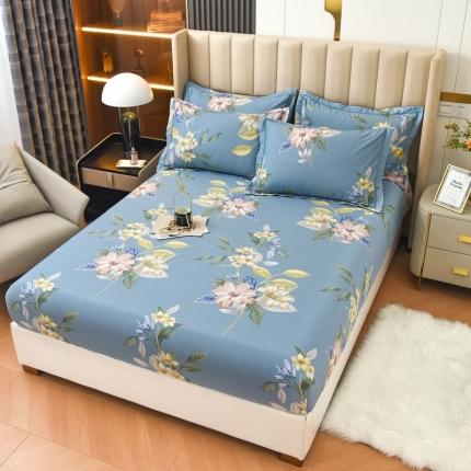 91家纺网 家纺一手货源 找家纺 （总）名优 2023新款13374全棉印花单床笠