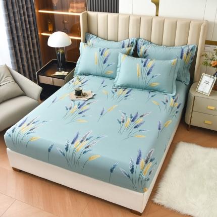 91家纺网 家纺一手货源 找家纺 （总）名优 2023新款13374全棉印花单床笠