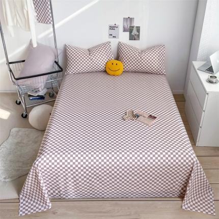 91家纺网 家纺一手货源 找家纺 （总）798 2022新款全棉13070水洗棉床单