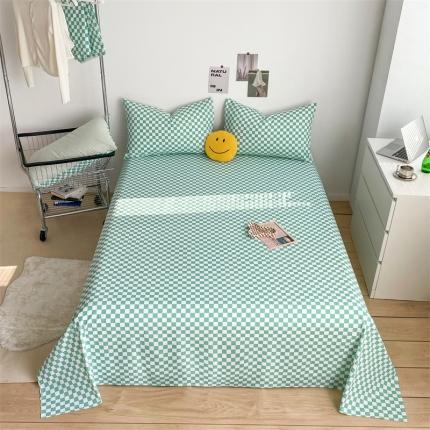 91家纺网 家纺一手货源 找家纺 （总）798 2022新款全棉13070水洗棉床单