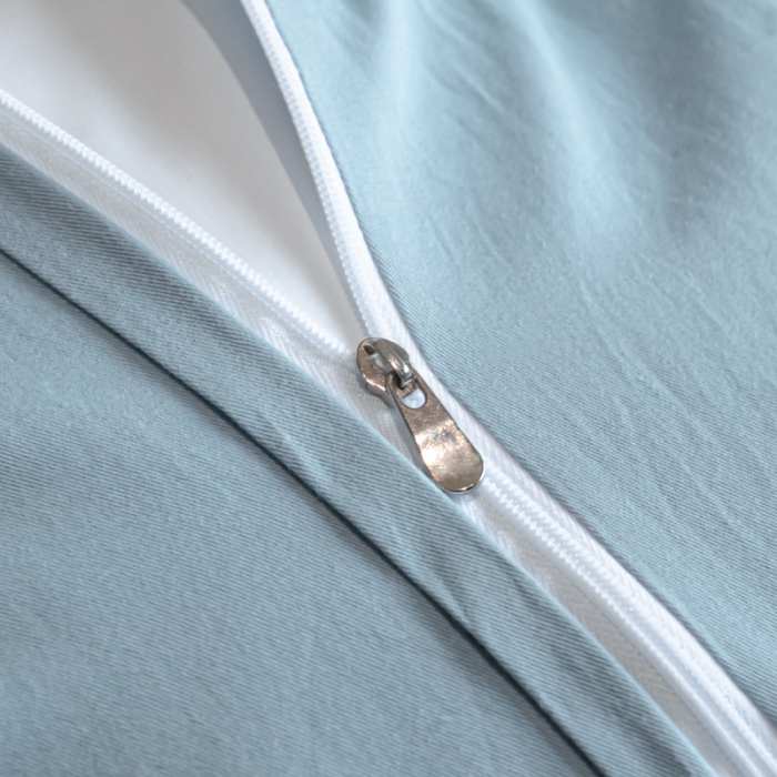 91家纺网 家纺一手货源 找家纺 安妮家居 2022新款全棉刺绣四件套-碟之恋 天蓝