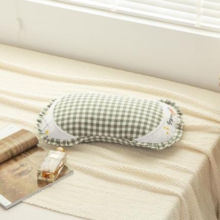 91家纺网 家纺一手货源 找家纺 （总）明星枕业 2022新款全棉水洗棉月牙荞麦枕