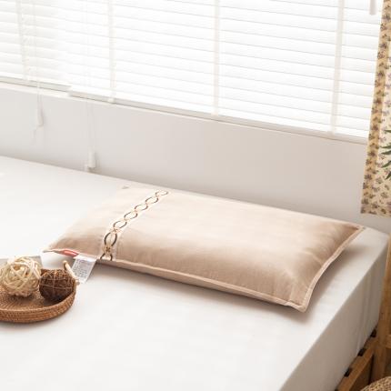 91家纺网 家纺一手货源 找家纺 （总）明星枕业 2022新款全棉水洗棉单边荞麦枕