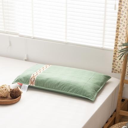 91家纺网 家纺一手货源 找家纺 （总）明星枕业 2022新款全棉水洗棉单边荞麦枕