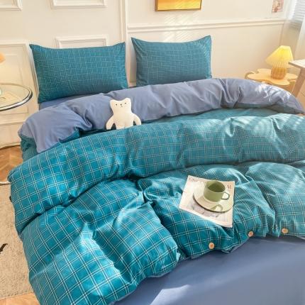 91家纺网 家纺一手货源 找家纺 （总）卡斯诺2025新款纽扣款四件套