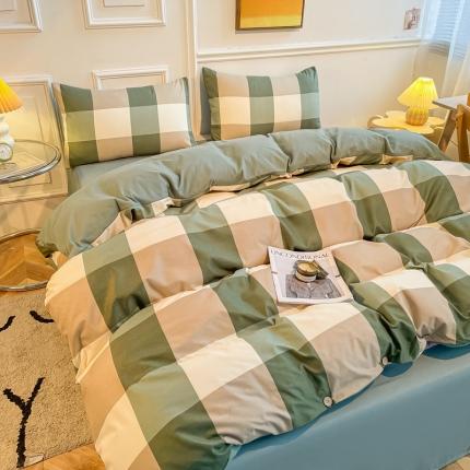 91家纺网 家纺一手货源 找家纺 （总）卡斯诺2025新款纽扣款四件套