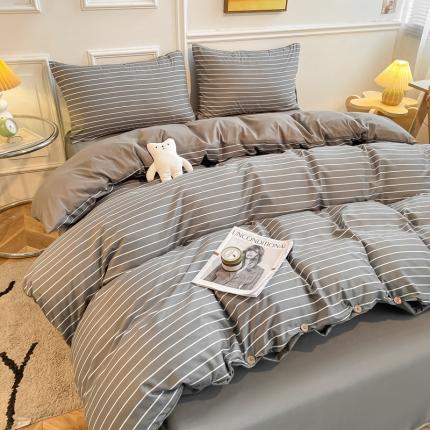 91家纺网 家纺一手货源 找家纺 （总）卡斯诺2025新款纽扣款四件套