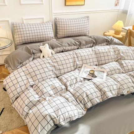 91家纺网 家纺一手货源 找家纺 （总）卡斯诺2025新款纽扣款四件套