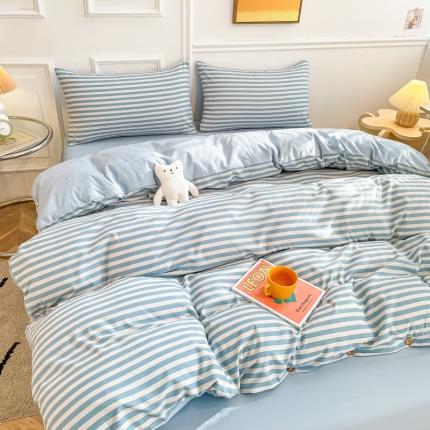 91家纺网 家纺一手货源 找家纺 （总）卡斯诺2025新款纽扣款四件套