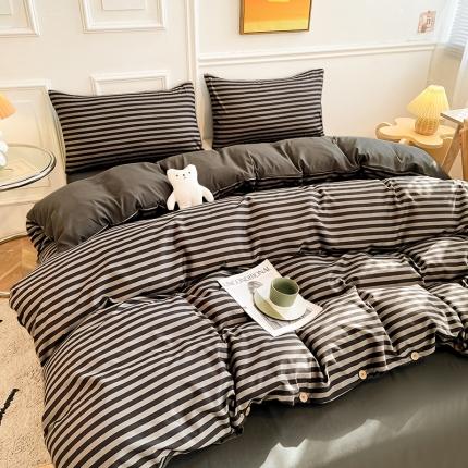 91家纺网 家纺一手货源 找家纺 （总）卡斯诺2025新款纽扣款四件套