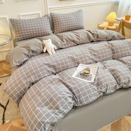 91家纺网 家纺一手货源 找家纺 （总）卡斯诺2025新款纽扣款四件套