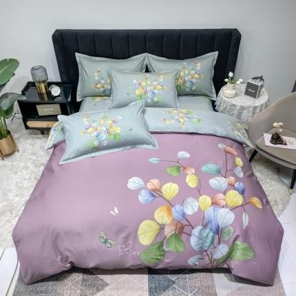 91家纺网 家纺一手货源 找家纺 （总）金爱家 2023新款大版13372全棉花卉系列四件套