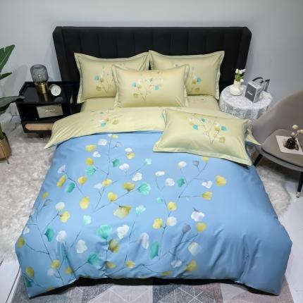 91家纺网 家纺一手货源 找家纺 （总）金爱家 2023新款大版13372全棉花卉系列四件套