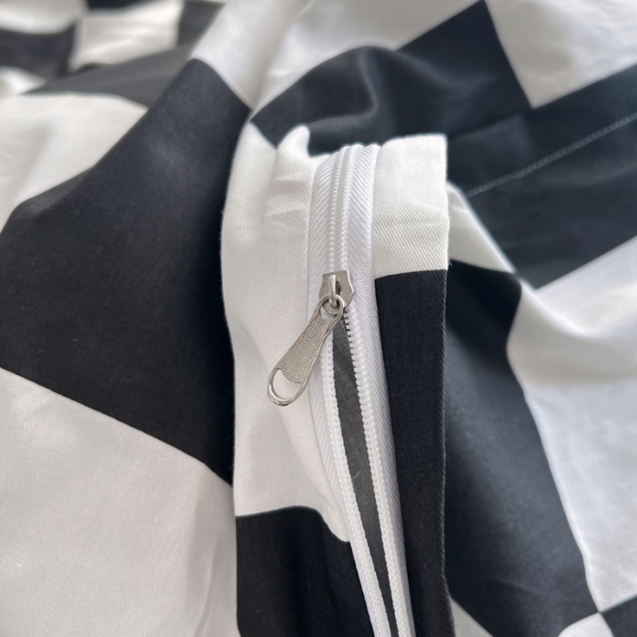 91家纺网 家纺一手货源 找家纺 艾沁 2022新款全棉北欧简约风四件套 独白