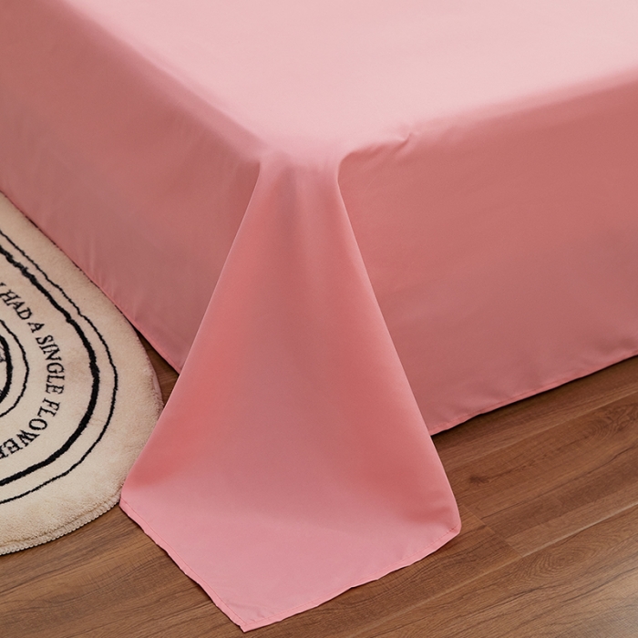 91家纺网 家纺一手货源 找家纺 蓝淋家纺 2022新款亲肤磨毛床单 玉色