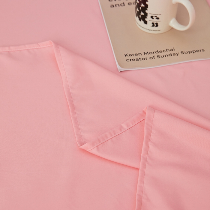 91家纺网 家纺一手货源 找家纺 蓝淋家纺 2022新款亲肤磨毛床单 玉色