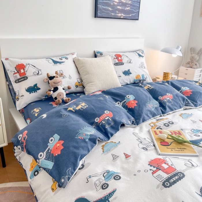 91家纺网 家纺一手货源 找家纺 感遇 2022新款全棉印花四件套第三批 儿童乐园