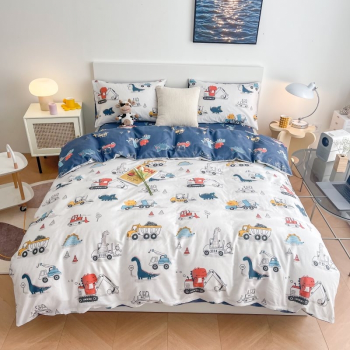 91家纺网 家纺一手货源 找家纺 感遇 2022新款全棉印花四件套第三批 儿童乐园