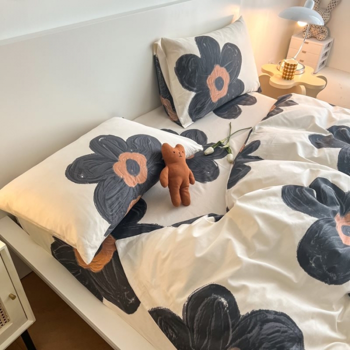 91家纺网 家纺一手货源 找家纺 感遇 2022新款全棉印花四件套第三批 奈斯