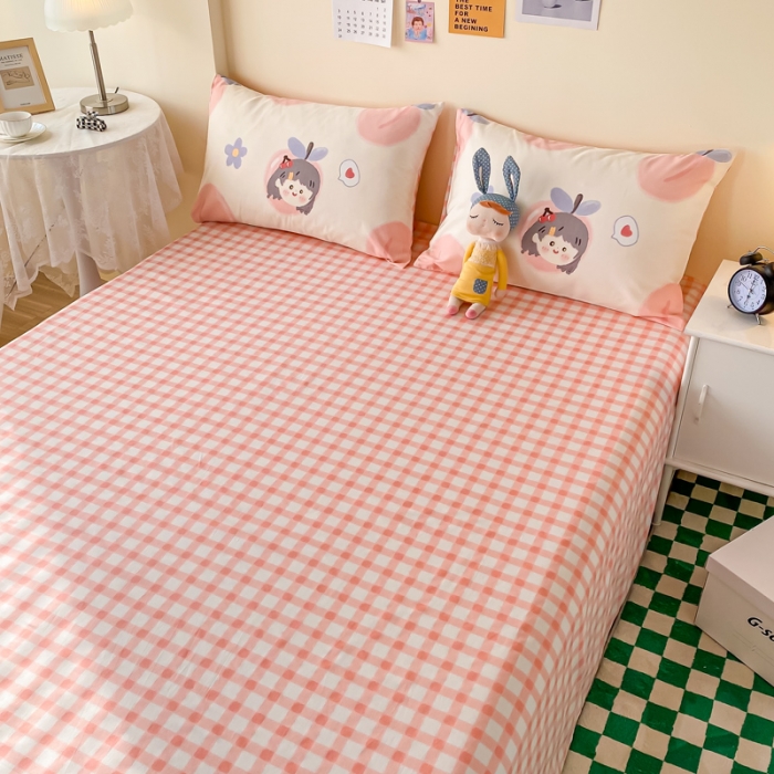 91家纺网 家纺一手货源 找家纺 （总）西引力 2022年新款全棉纯棉卡通单床单