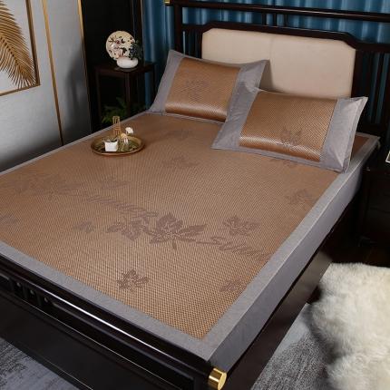 91家纺网 家纺一手货源 找家纺 （总）莱轩席业 2022新款提花冰藤凉席