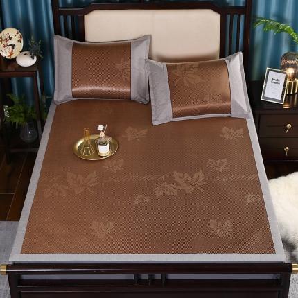 91家纺网 家纺一手货源 找家纺 （总）莱轩席业 2022新款提花冰藤凉席