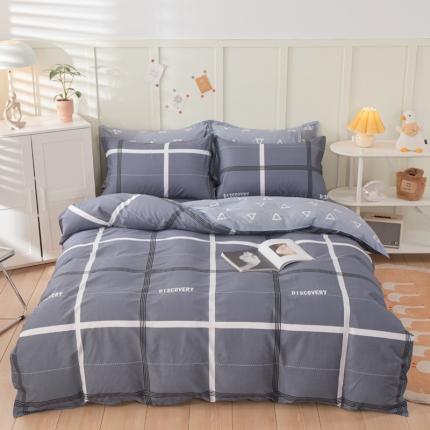 91家纺网 家纺一手货源 找家纺 （总）铭成 2022新款全棉12868小清新系列四件套