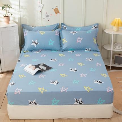 91家纺网 家纺一手货源 找家纺 （总）铭成 2022新款全棉12868小清新系列单床笠