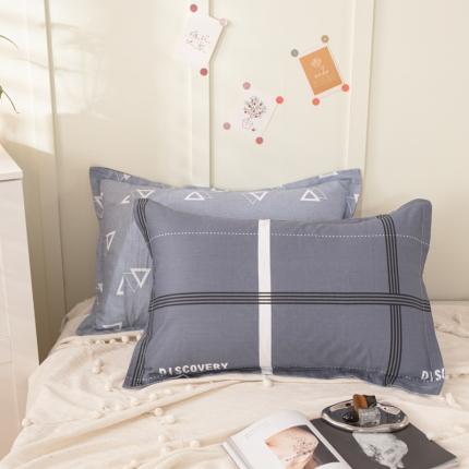 91家纺网 家纺一手货源 找家纺 总-铭成2022全棉12868小清新系列枕套48*74cm